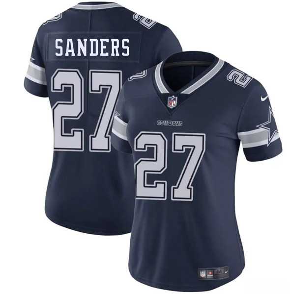 Women%27s Dallas Cowboys #27 Miles Sanders Navy 2025 Vapor Untouchable Limited Stitched Jersey Dzhi